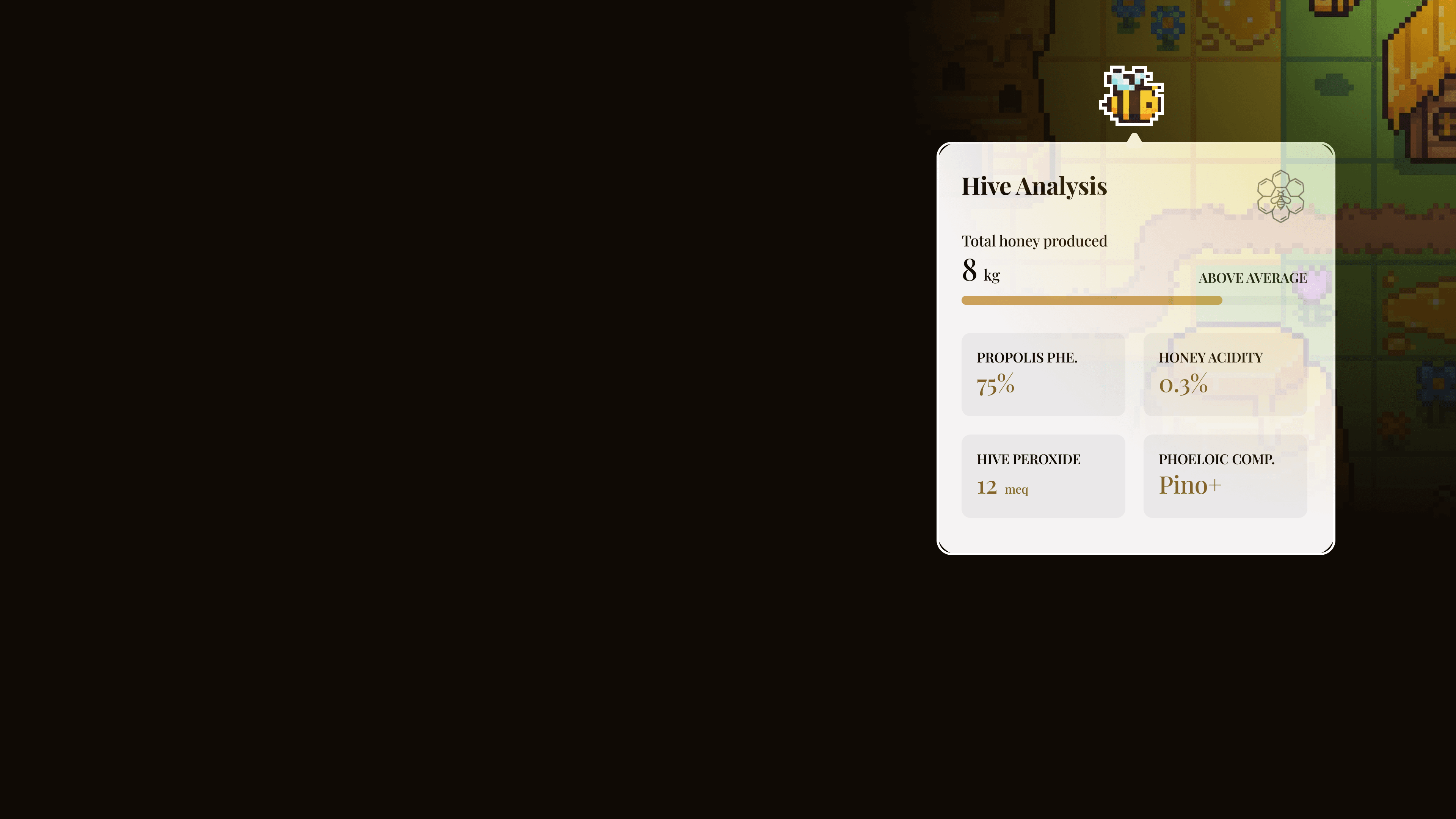 Honeyverse virtual apiary map